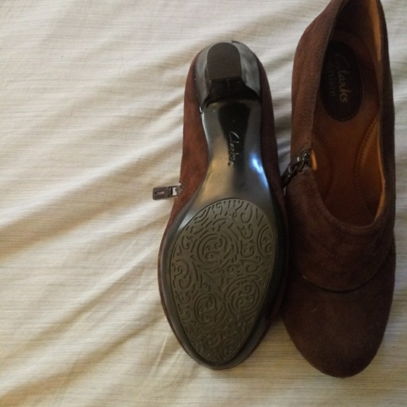 Very nice brown Clark heels - Picture 4 of 5